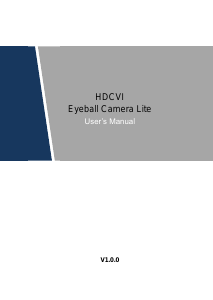 Manual Dahua HAC-HDW1500T-Z-POC IP Camera