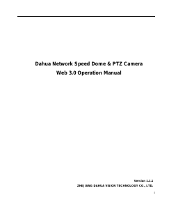 Manual Dahua SD6CE445XA-HNR IP Camera