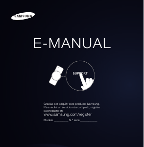 Manual de uso Samsung PS51E550D1W Televisor de plasma