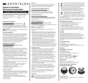 Bedienungsanleitung Krontaler 19-0514 Küchentimer