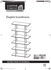 Manual de uso Home Creation Scandinavia Librería