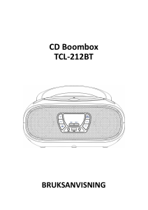 Bruksanvisning Denver TCL-212BT Stereoanläggning