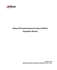 Handleiding Dahua EPC230U-PTZ-IR IP camera