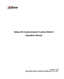 Bruksanvisning Dahua EPC230U-PTZ-IR IP Kamera