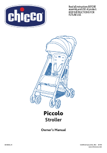 Handleiding Chicco Piccolo Kinderwagen