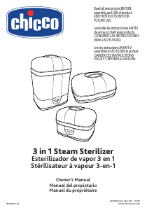 Manual Chicco 3-in-1 Steriliser