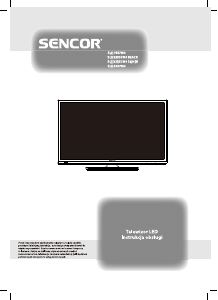 Instrukcja Sencor SLE 22F57M4 Telewizor LED