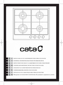 Manuale Cata RCI 631 BK Piano cottura