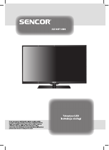 Instrukcja Sencor SLE 40F10M4 Telewizor LED