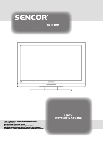 Instrukcja Sencor SLE 48F10M4 Telewizor LED