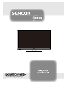 Instrukcja Sencor SLE 2457M4 Telewizor LED