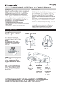 Handleiding WeatherX WF382R Radio