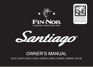 Manual Fin-Nor SA12 Santiago Fishing Reel