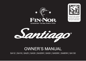 Manual Fin-Nor SA25 Santiago Fishing Reel