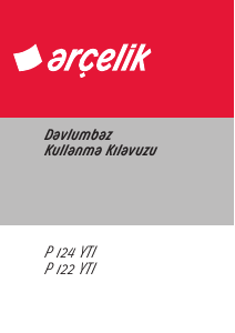 Kullanım kılavuzu Arçelik P 124 YTI Davlumbaz