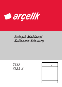 Kullanım kılavuzu Arçelik 6333 Bulaşık makinesi