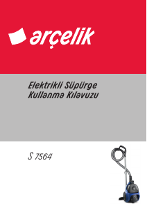 Kullanım kılavuzu Arçelik S 7564 Elektrikli süpürge