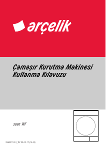 Kullanım kılavuzu Arçelik 3886 WF Kurutma makinesi