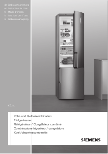 Mode d’emploi Siemens KG36NSB31 Réfrigérateur combiné