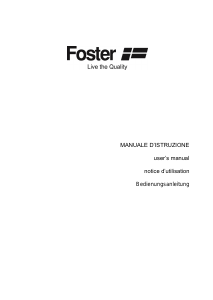 Manual de uso Foster 3165 000 Placa