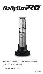 Manual BaByliss FX7880E Pro Beard Trimmer