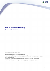 Mode d’emploi AVG 9 Internet Security