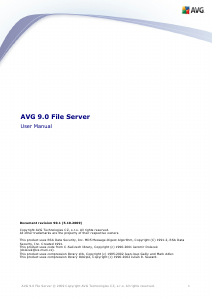 Mode d’emploi AVG 9.0 File Server