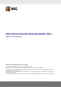 Mode d’emploi AVG Internet Security Business Edition (2011)