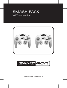 Mode d’emploi Gameron Smash Pack (Wii) Contrôleur de jeu