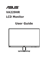 Manual Asus VA229HR LCD Monitor