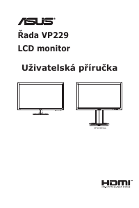 Manuál Asus VP229HAL LCD monitor