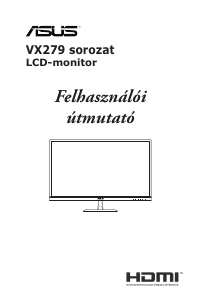 Használati útmutató Asus VX279C LCD-monitor