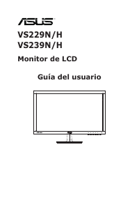 Manual de uso Asus VS229HV Monitor de LCD