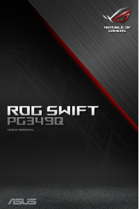 Návod Asus ROG Swift PG349Q LCD monitor