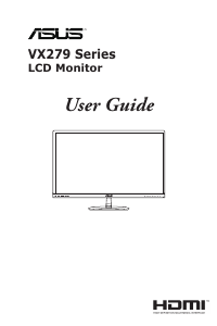 Manual Asus VX279N-W LCD Monitor