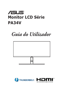 Manual Asus PA34VC ProArt Monitor LCD
