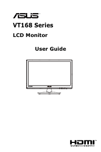 Handleiding Asus VT168H LCD monitor