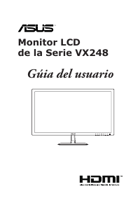 Manual de uso Asus VX248H Monitor de LCD