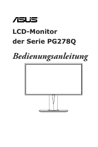 Bedienungsanleitung Asus ROG Swift PG278Q LCD monitor