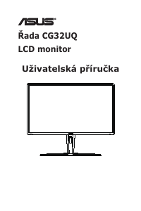 Manuál Asus CG32UQ LCD monitor