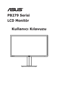 Kullanım kılavuzu Asus PB279Q LCD ekran