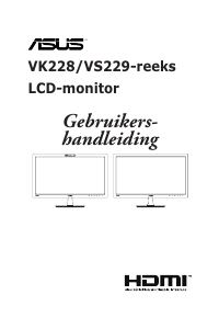 Handleiding Asus VK228T LCD monitor
