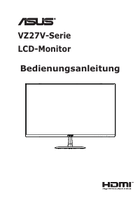 Bedienungsanleitung Asus VZ27VQ LCD monitor