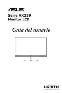 Manual de uso Asus VX239N Monitor de LCD