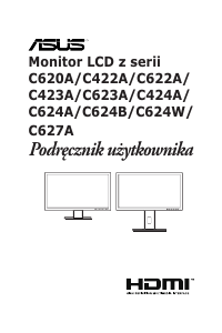 Instrukcja Asus C422AQH Monitor LCD