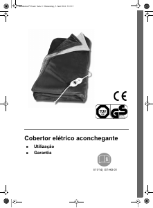 Manual Quigg GT-HD-01 Cobertor eléctrico