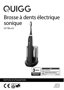 Mode d’emploi Quigg GT-TBs-03 Brosse à dents électrique