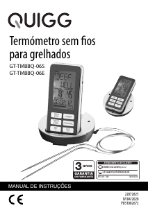 Manual Quigg GT-TMBBQ-06S Termómetro de alimentos
