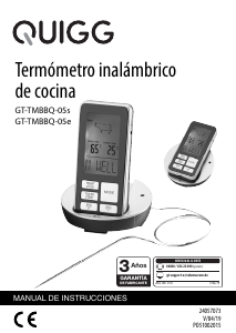 Manual de uso Quigg GT-TMBBQ-05s Termómetro de cocina