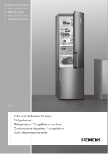 Handleiding Siemens KG49NSB31 Koel-vries combinatie